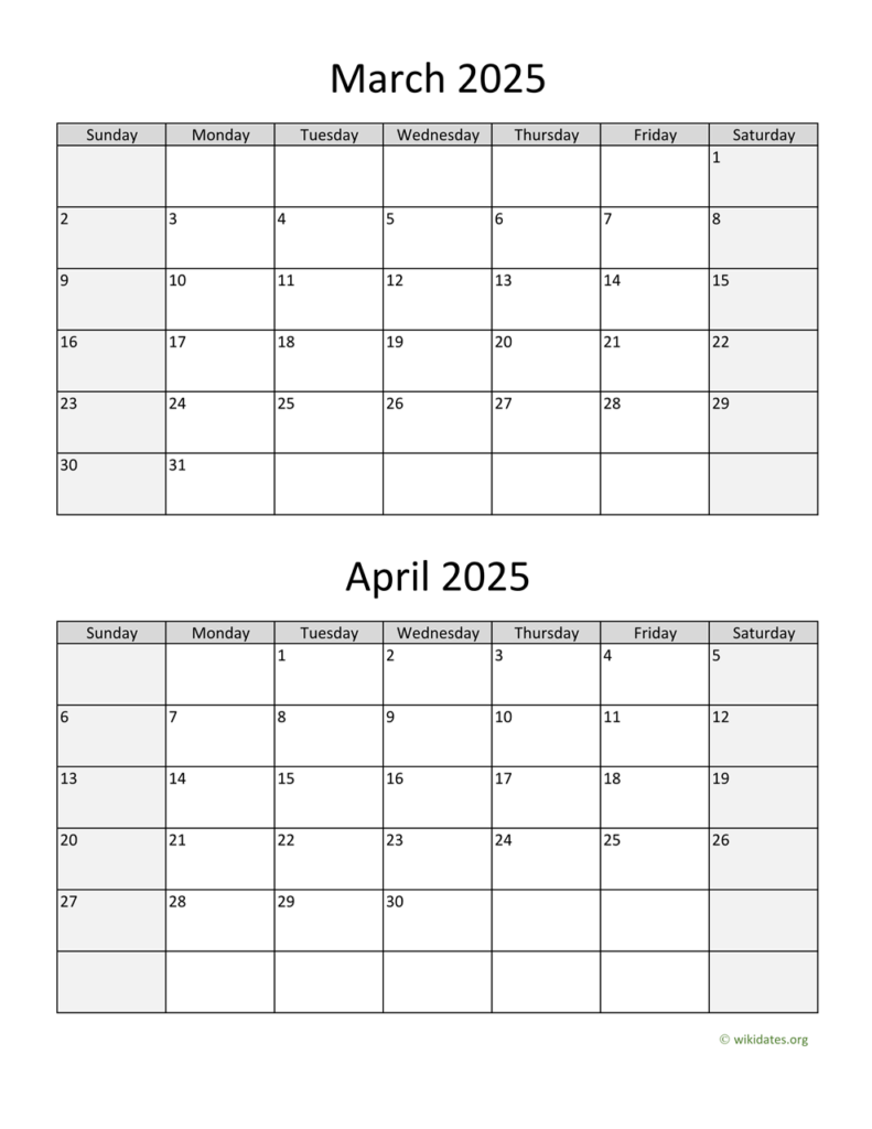 March April And May Calendar 2025 Jessa Susannah