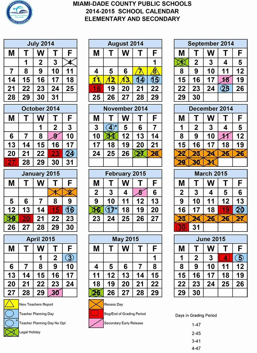 Miami Dade County Public Schools Release 2025 2026 Academic Calendar