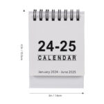 Mini Desk Calendars 2024 2025 Flip Calendar Standing Desk Calendar For