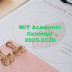 MIT Academic Calendar 2025 2026 University College