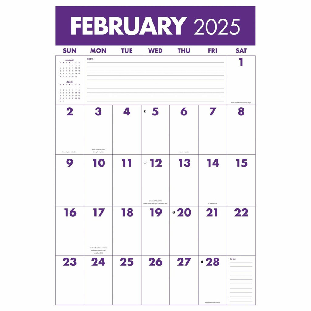 Monster Grid Deluxe Calendar 2025