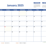 Monthly 2025 Calendar To Print Your Essential Planning Tool Calendar