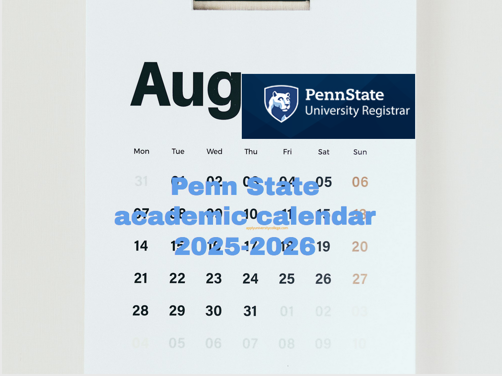 Navigating The Penn State Summer 2025 Academic Calendar A 