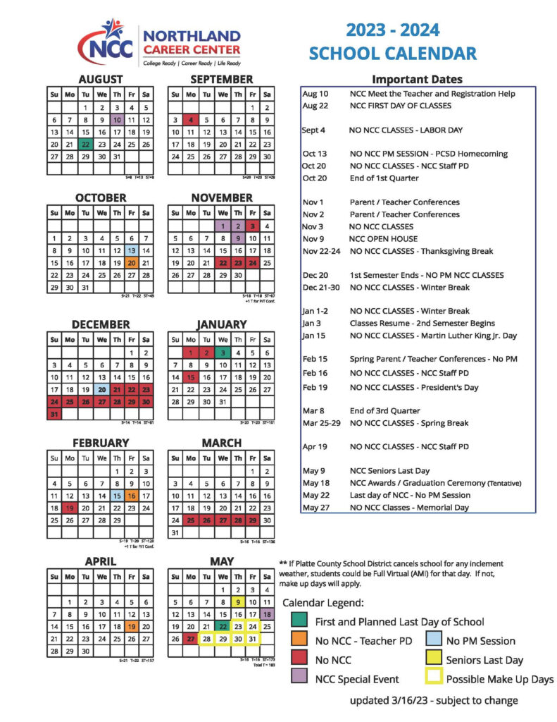 Ncc Academic Calendar Spring 2025 Dyana Clemmie