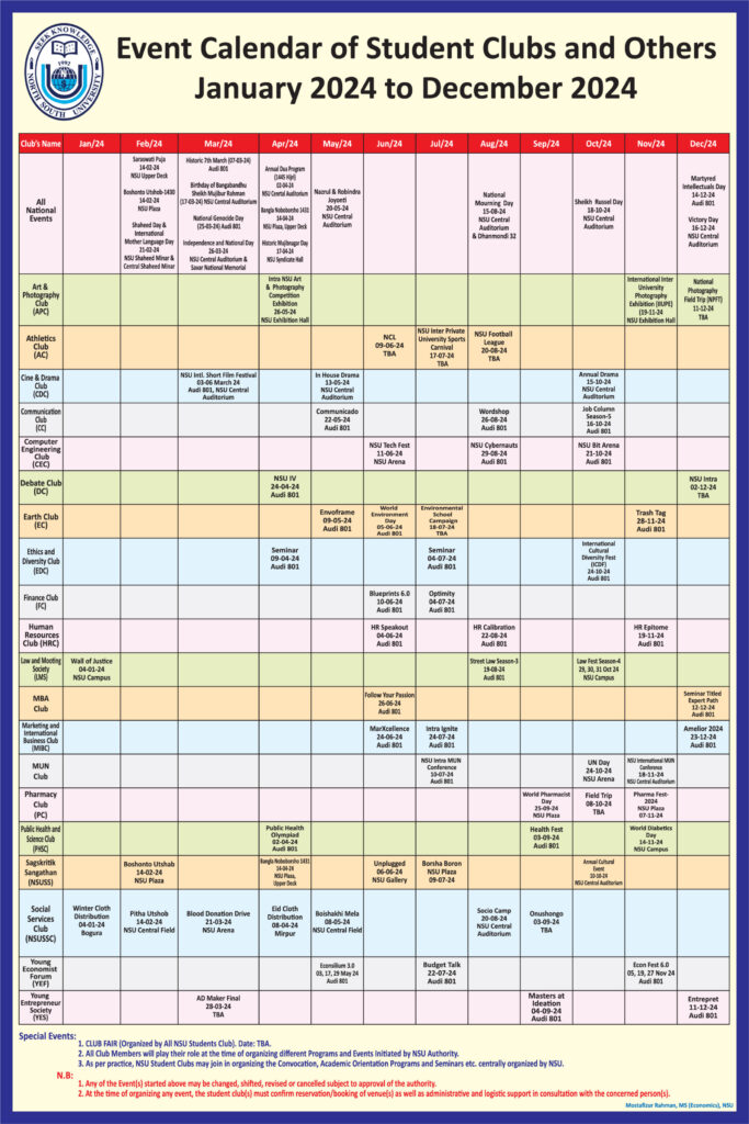 Nsu Academic Calendar 2025 Clary Devinne