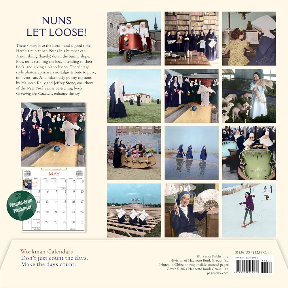 Nuns Having Fun 2025 Calendar Carla Marnia