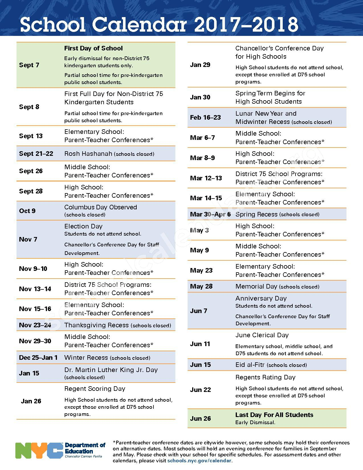 NYC DOE 2025 2026 Calendar A Comprehensive Guide Calendar 2025