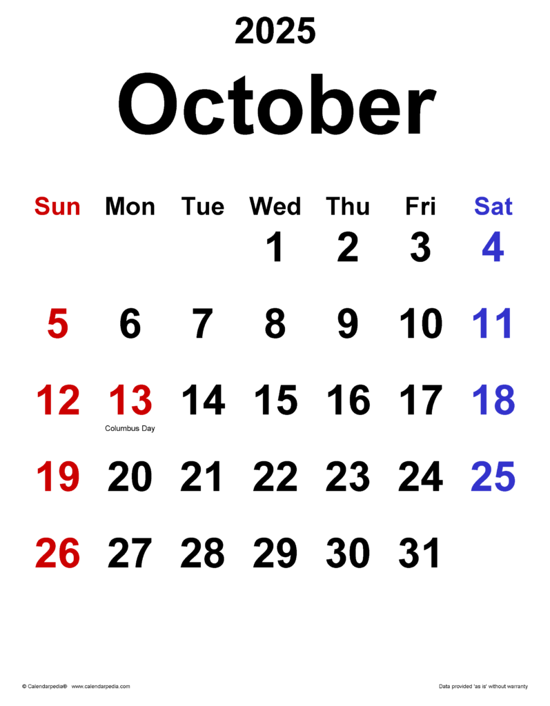 October 2025 Calendar Canva A Comprehensive Guide To Creating Stunning 