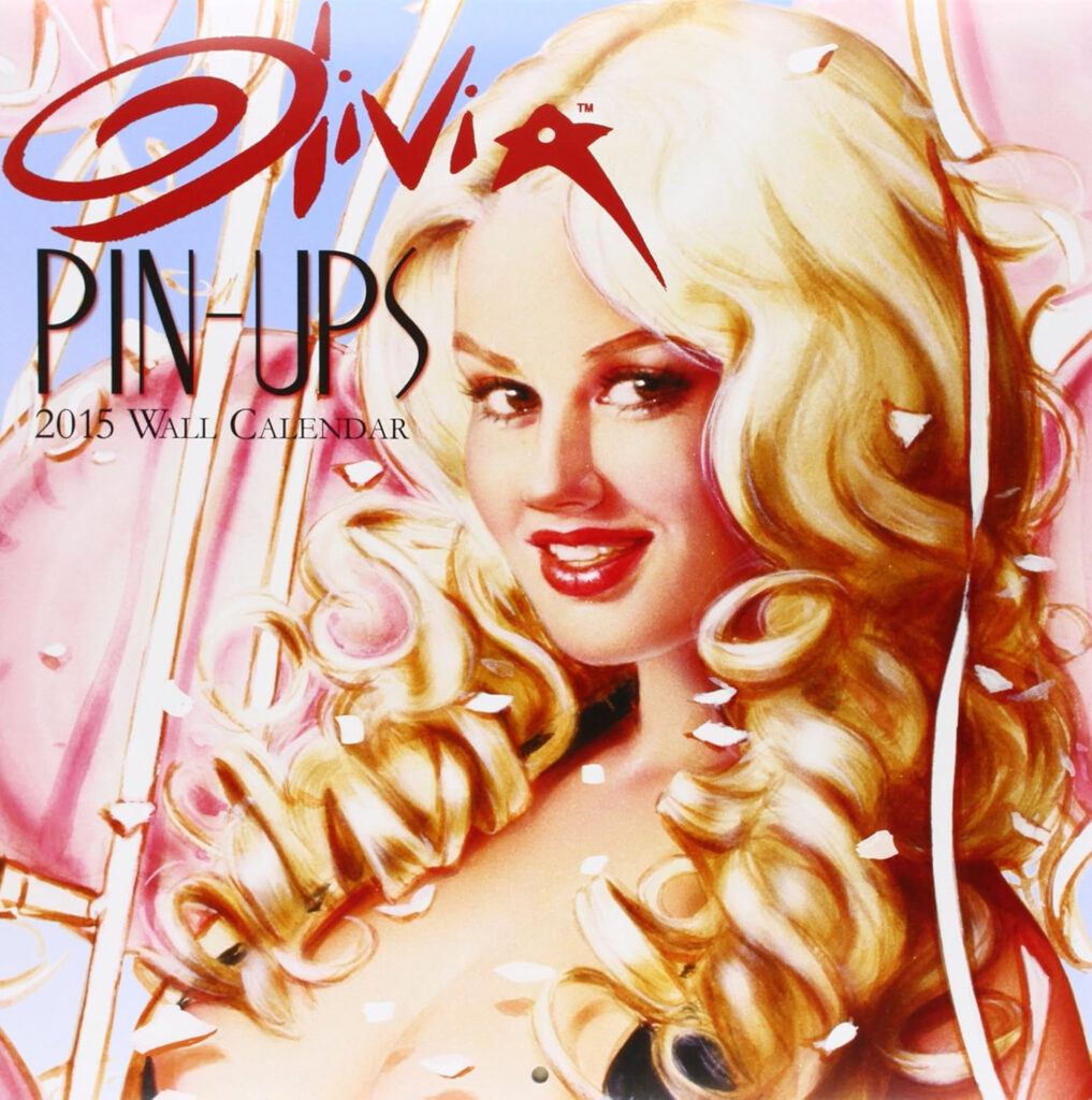 Olivia Pin Ups Wall Calendar Amazon co uk De Berardinis Olivia 