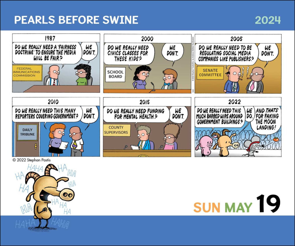 Pearls Before Swine 2025 Day To Day Calendar Kalie Marilin