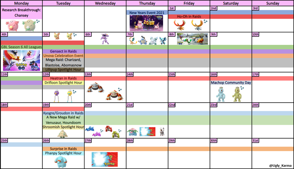 Pokemon Go Event Calendar January 2025 Darsey Liliane