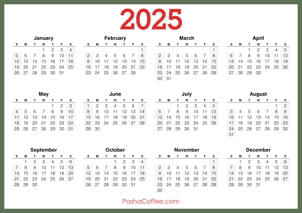 Print Desk Calendar 2025 Lia Sibilla