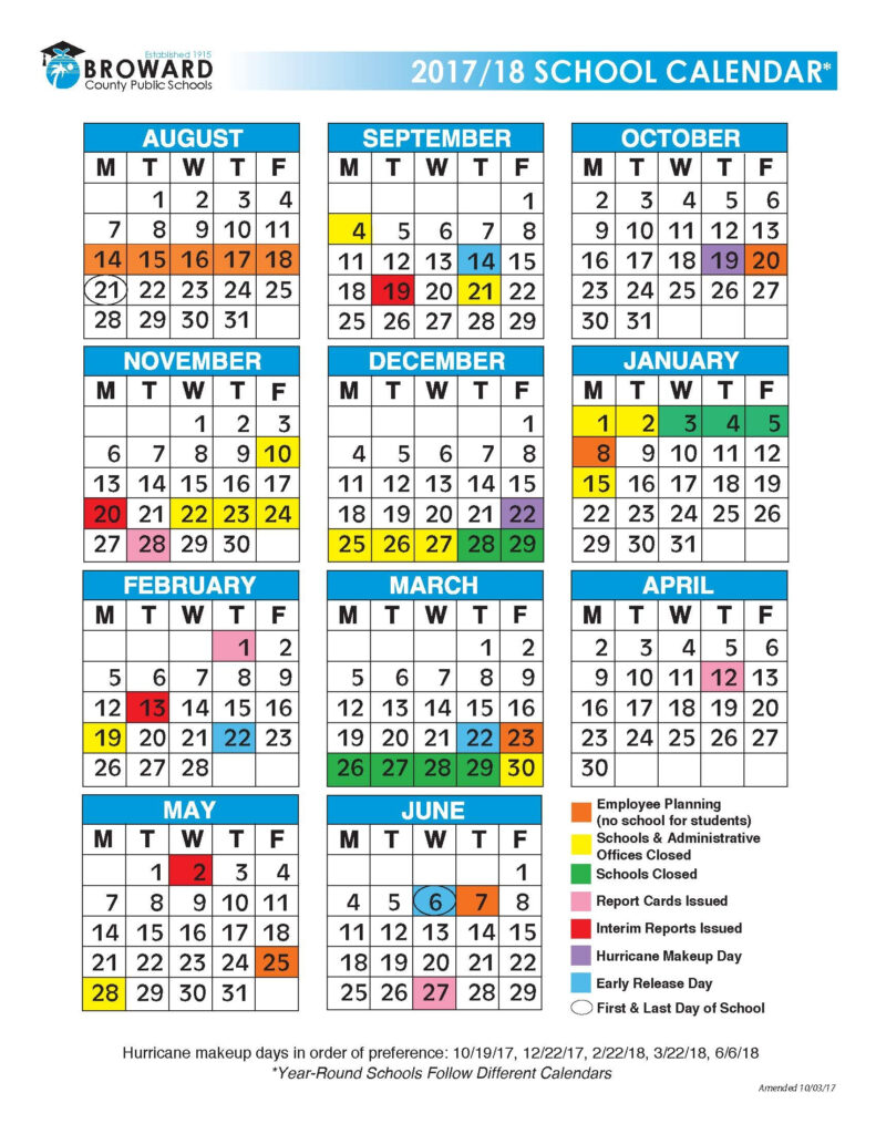 Printable 2025 Broward School Calendar A Comprehensive Guide For 