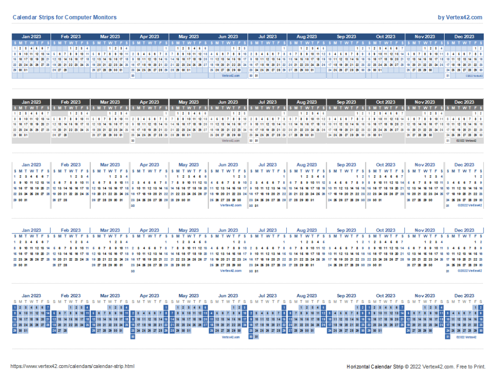 Printable Keyboard Calendar Strip 2025 Plan Your Year With Ease 