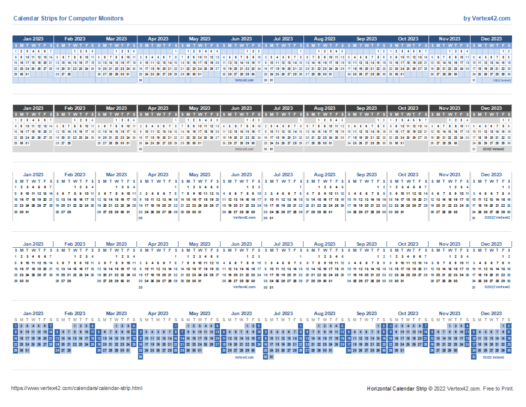 Printable Keyboard Calendar Strip 2025 Plan Your Year With Ease