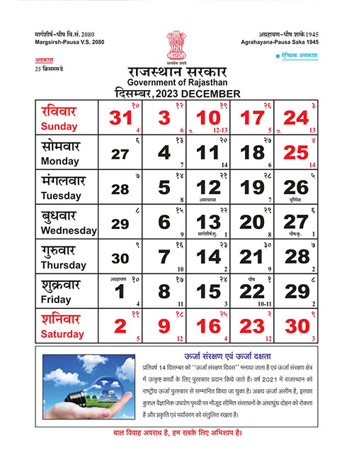 Rajasthan Government Holiday Calendar 2025 A Comprehensive Overview 