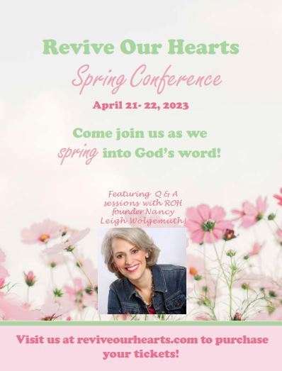 Revive Our Hearts Conference Poster Caroline Dalton