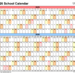 School Calendar 2025 2026 A Comprehensive Overview Editable Calendar