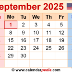 Sept 2025 Calendar