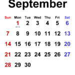 September 2025 Calendar Templates For Word Excel And PDF