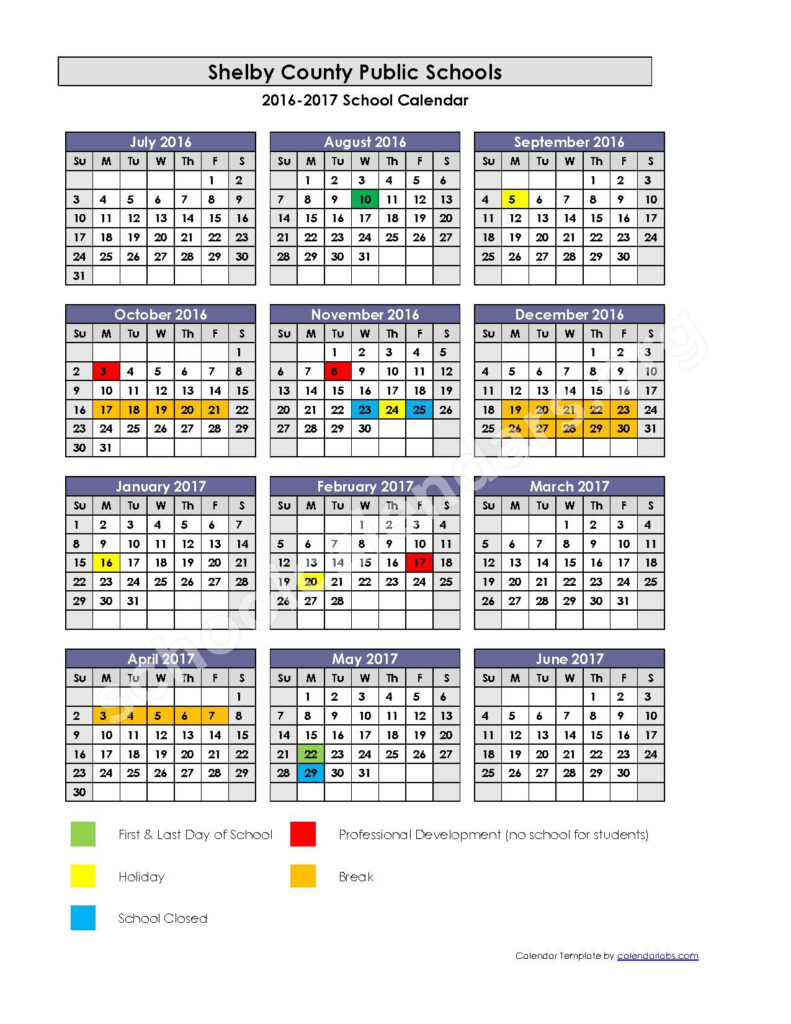 Shelby County School Calendar 2024 2025 Belva Nonnah