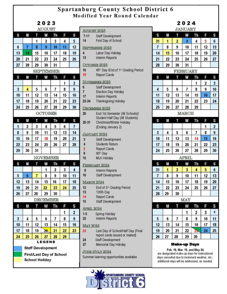 Spartanburg District 2 Calendar 2024 2025 Dori Nancie