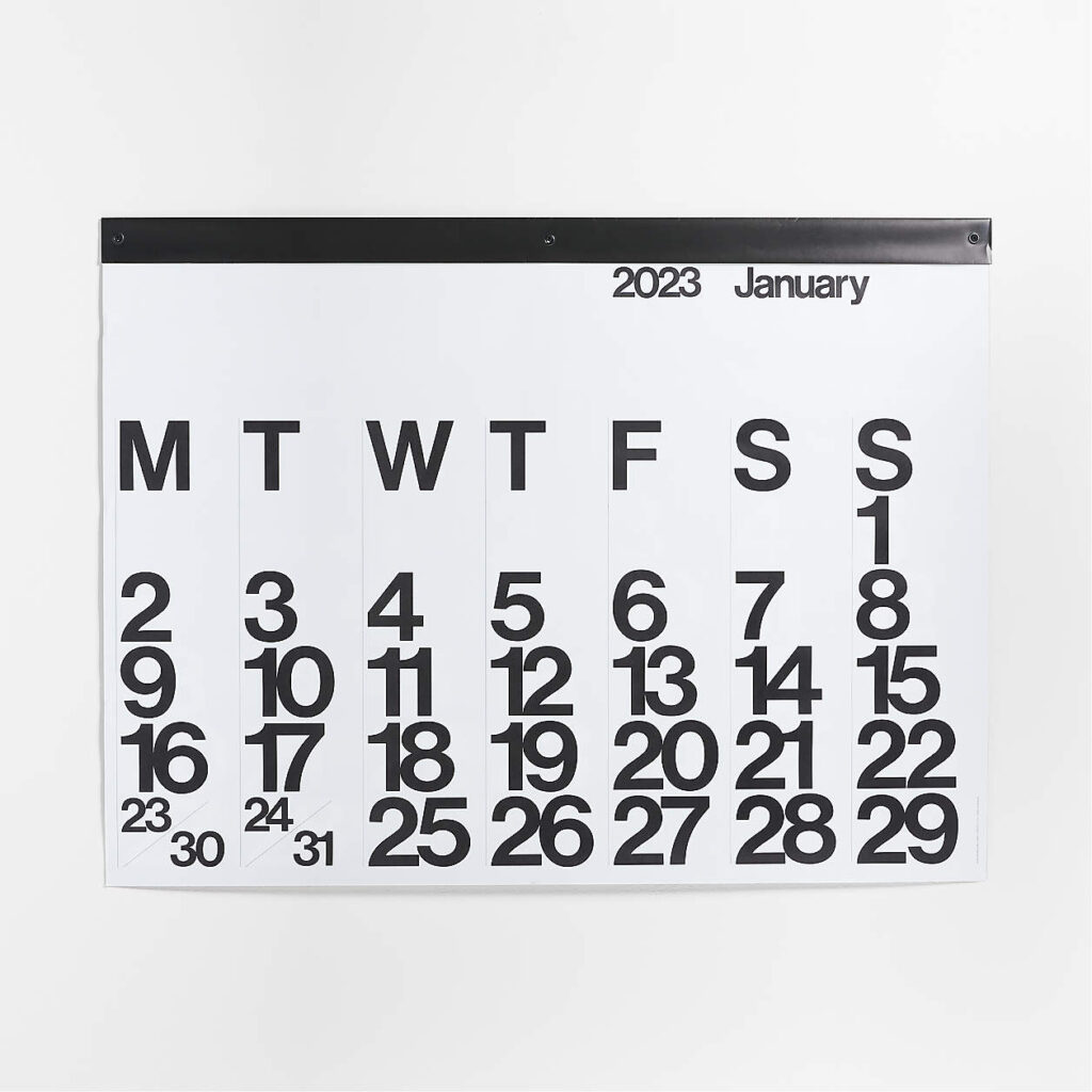 Stendig Calendar 2025 Crate And Barrel Almeda Scarlett