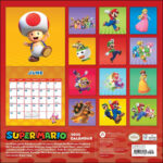 Super Mario 2025 Wall Calendar Book Summary Video Official