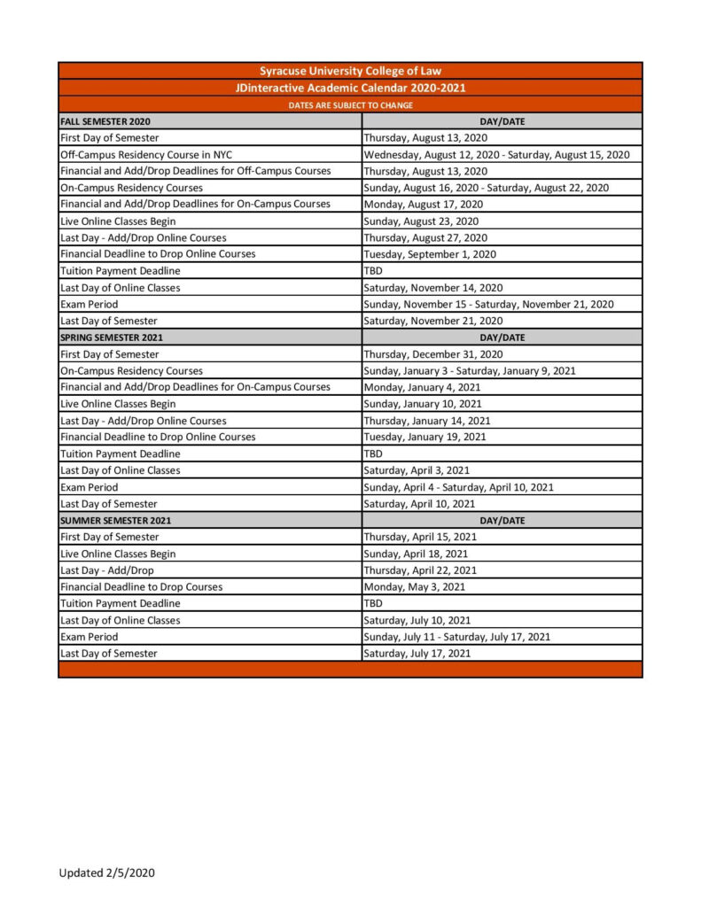 Syracuse Academic Calendar 2024 2025 Free Printable School Calendar 2024