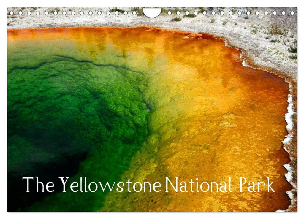  The Yellowstone National Park Wall Calendar 2025 DIN A4 Landscape 