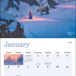 Thomas Kinkade 2025 Disney Calendar Adore Carolee