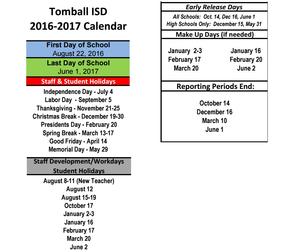 Tomball Isd 2025 School Calendar Viola Lorilyn