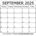 United States 2025 September Calendar 2025 26 Andee Beverly