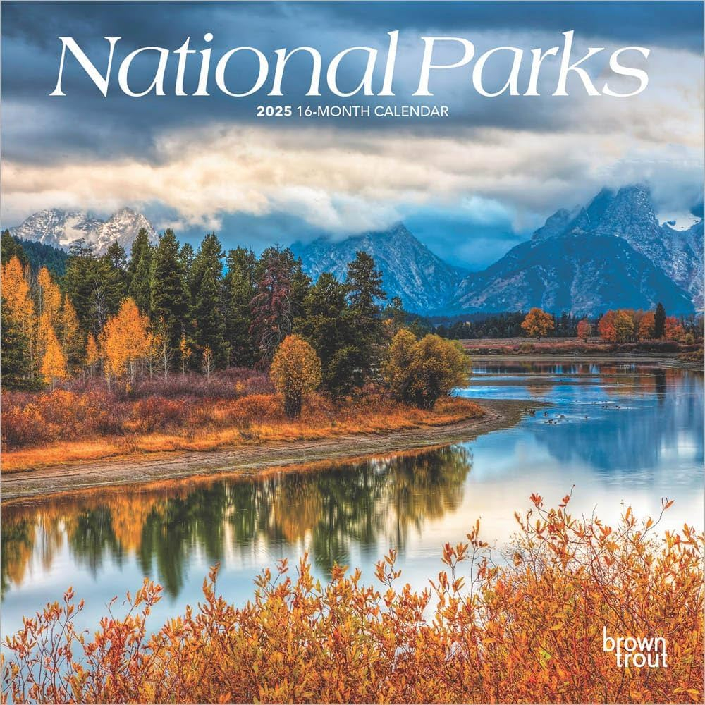 Us National Parks 2025 Calendar Joni Roxane