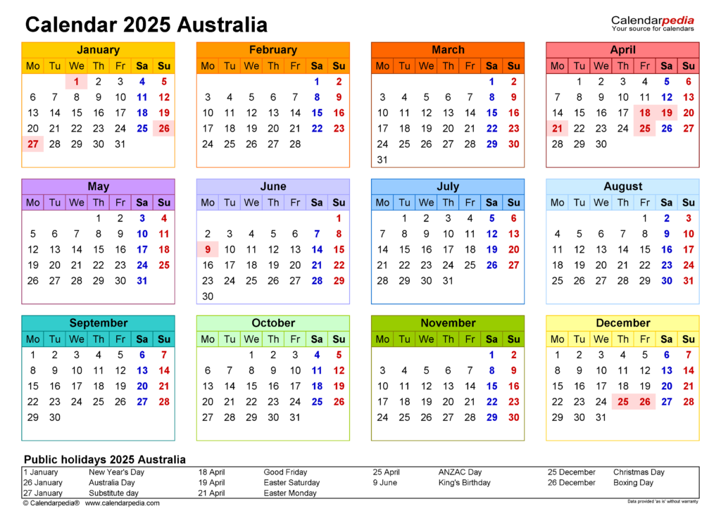 VIC Public Holidays 2025 Calendar A Comprehensive Guide Design 