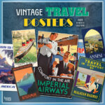 Vintage Travel Posters Calendar 2025