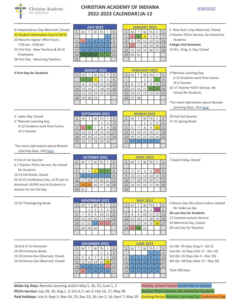 Westminster Christian Academy School Calendar Nessy Christabella