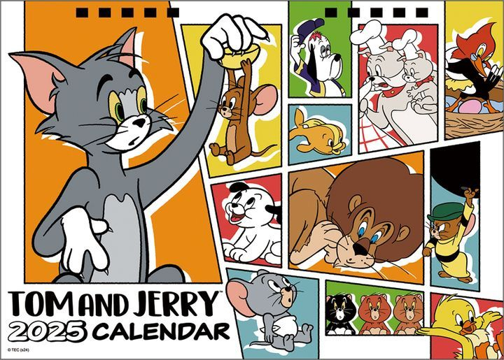 YESASIA Tom And Jerry 2025 Desktop Calendar Japan Version CALENDAR 